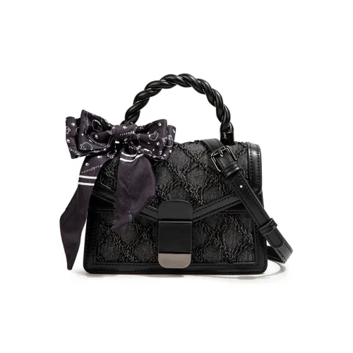 MACKJANICE Полиуретан Синтетическая Кожа Сумка Сумка через плечо Сумка через плечо Стандартная Женская Черная