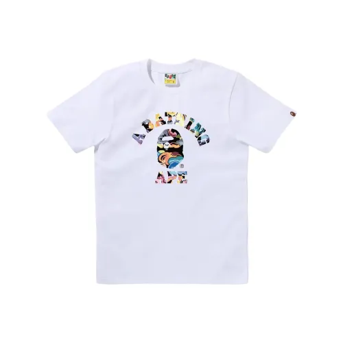 A BATHING APE Art CAMO Стандартная Рубашка Женская