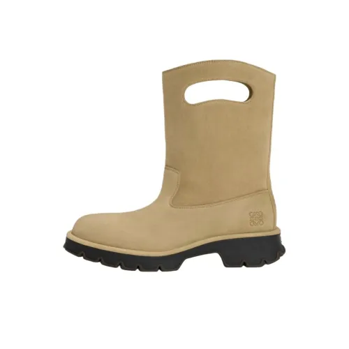 LOEWE Совместное издание Bobby Ботильоны Мужские Бежевые