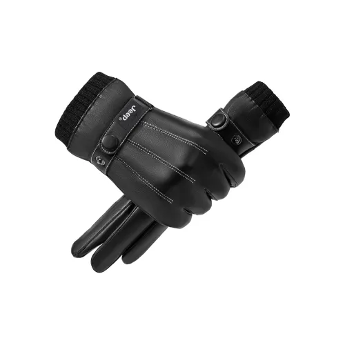 Jeep 100% полиэстер полиуретан (ПУ) кожа подкладка исключая дополнительную ткань перчатки мужской