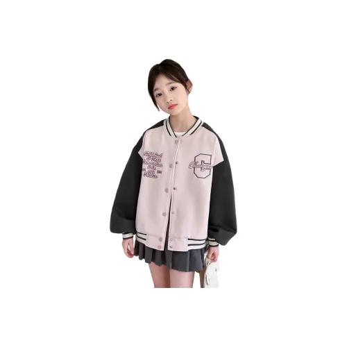 Lanza Повседневная бейсбольная куртка весна-осень розовая для подростков