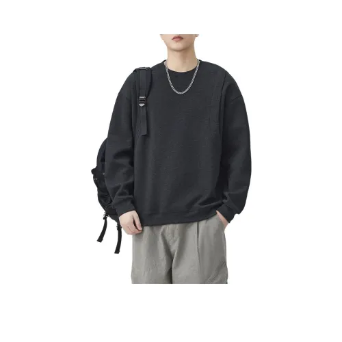 ZENGZHI Свитшот Свободный крой Прямой крой Унисекс