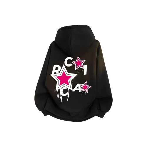 C1RCA Американский Искрящийся Звезды Letter Logo Print Sweatshirt Унисекс