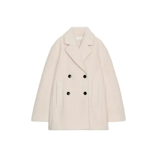 ZARA Collaboration Белое Женское Пальто