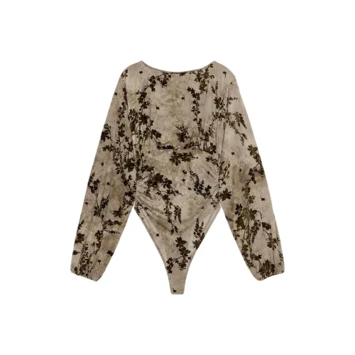 ZARA Khaki Женское боди