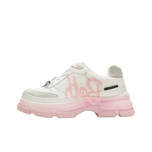 Both Gao Eva Low Топ Повседневная обувь Женская Белая Розовая