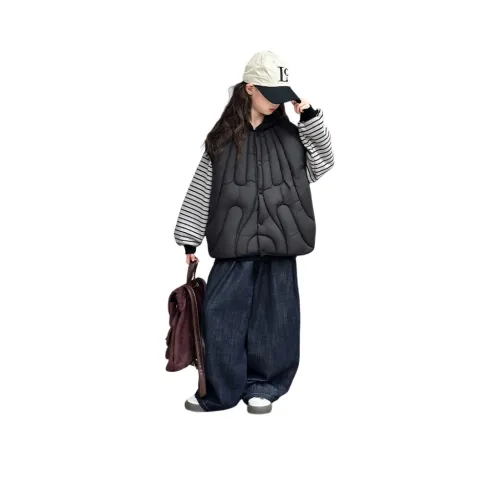 Mu Qingqing Черные Школьные жилеты