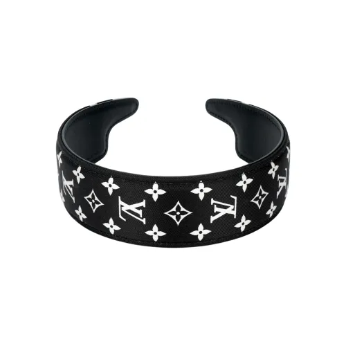 LOUIS VUITTON Тутовый шелк Ободки для волос Женские Черный