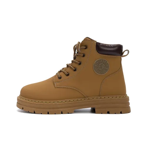 HUANQIU 12cm Martin Boot Мужской Черный