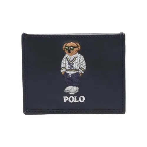 Polo Ralph Lauren Телячья кожа Кошелек Мужской Черный