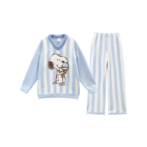 GUKOO Пижамный комплект женский Туманно-синий