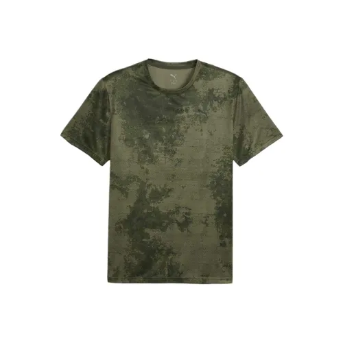 PUMA Essentials Армейский Зеленый Мужской T-Рубашка