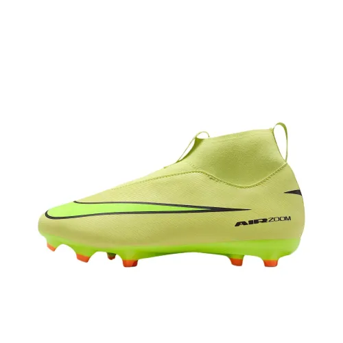 Nike Mercurial Superfly 10 Academy High Топ Детские футбольные бутсы Зеленый