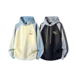 Небесный синий и абрикос & Светло-серый & Темно-синий