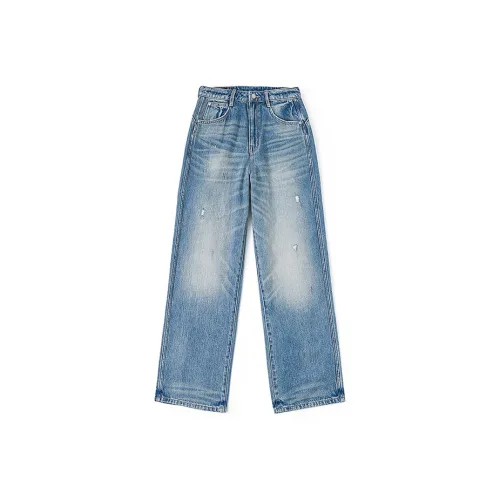 Lee Medium Light Blue Women's Jeans Ли Медиум Светло-Синий Женские Джинсы