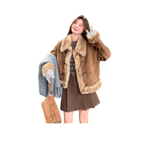 MORii Кофе Бесплатно Остров Store MORii Значок Женские Бархатные куртки