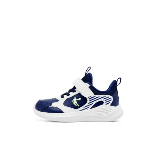 QIAODAN Водонепроницаемый противоскользящий и устойчивый к истиранию Детская хлопковая обувь бархат синий Джордан белый