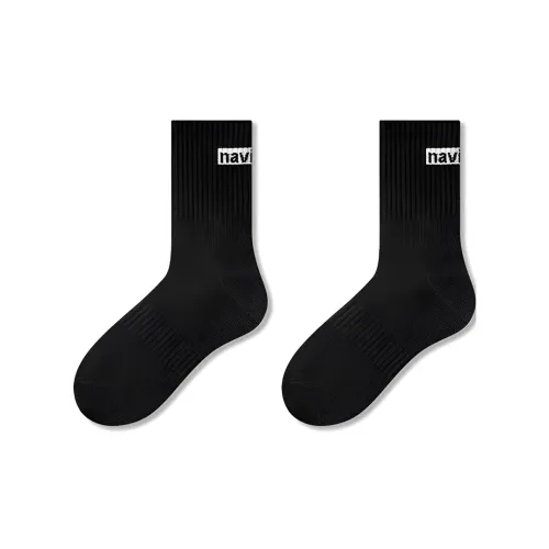 NAVIGARE [2 упаковки] 2 черные мужские носки MID до икры