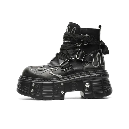 ZHENRAN Cool Wa Stylish Biker Boots Martin Boot Men's