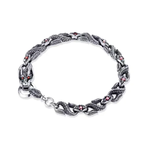 Angel Wishes 925 Thai Серебряный Браслеты Мужские