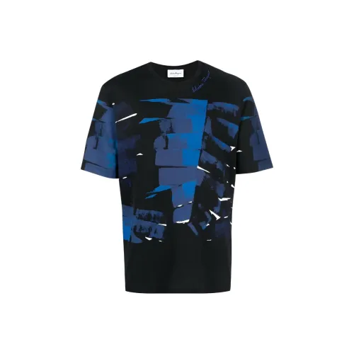 Ferragamo Мужские черные T-рубашки