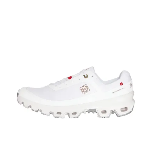 On x LOEWE Cloudventure Low Топ Спортивная повседневная обувь Мужской Белый