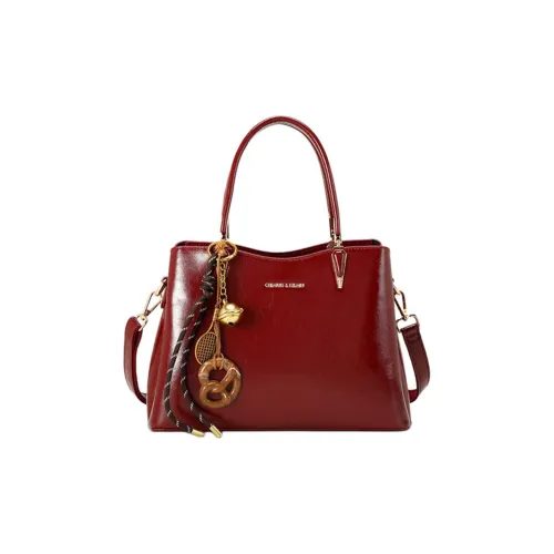 PAYOT Сумка из синтетической кожи женская бордового цвета