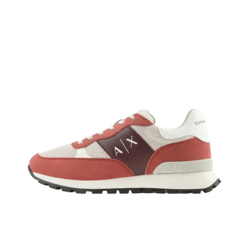 ARMANI EXCHANGE Низкий топ Повседневная обувь Мужская Красная