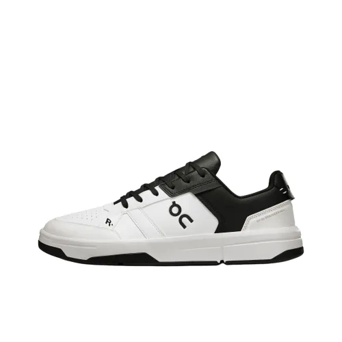 On The Roger Clubhouse Low Топ Кроссовки для тенниса Мужской Белый Черный