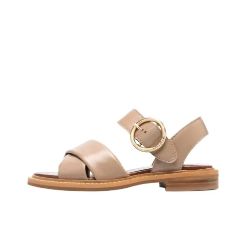 See By Chloe One Ремень Сандалии Женские Песочно-бежевые