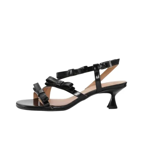 GANNI One Ремешок Сандалии Женские Черные