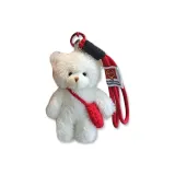 Милый брелок Тедди (белый)