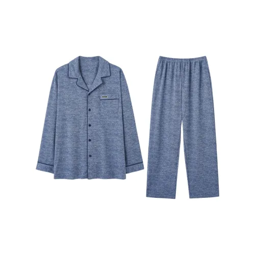 Mulong Family Королевский Синий Мужской Пижамный Комплект