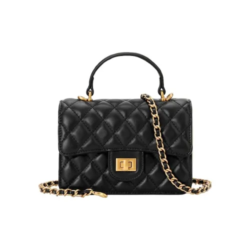 SADI Сумка через плечо из коровьей кожи женская черная