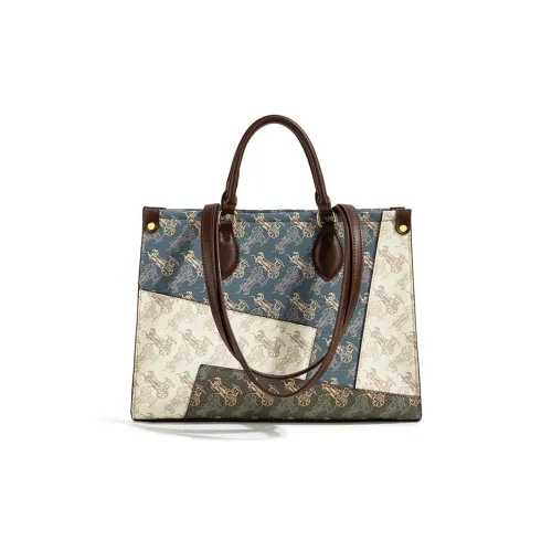 CentarlKatty Полиуретан Тоут Женские Синий Carriage Многоцветный