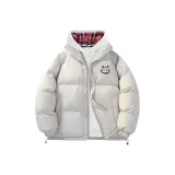 Комплект одежды (Топ экрю + Свитшот белого и серого цвета с флисовой подкладкой)