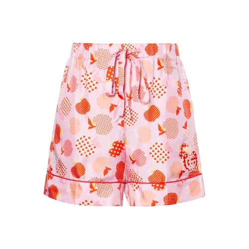 GUCCI Повседневные шорты женские розовые