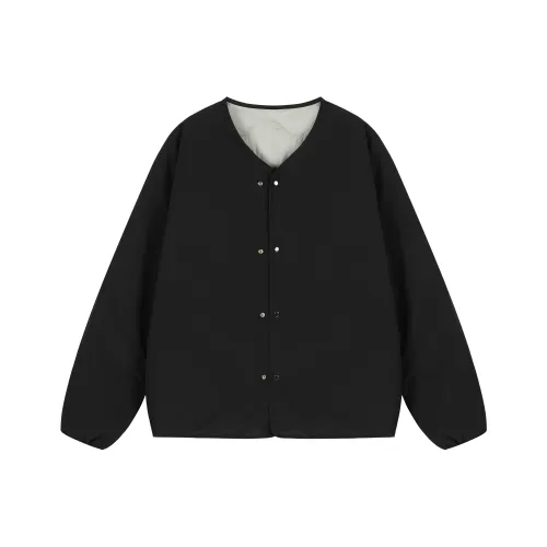 VS WHAT Черный Унисекс Пуховики