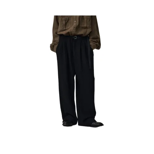 ANCELLM WOOLCORD BELTLESS SLACKS Повседневные брюки Мужские