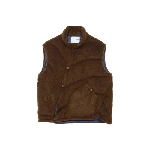 YoshioKubo Коричневый Мужской Жилеты