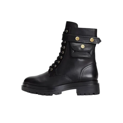 Polo Ralph Lauren Короткий Мартин Ботин Женские Черные