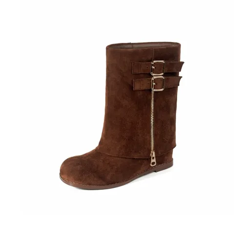 AIQINISHA Женские сапоги на высоком каблуке 8 см