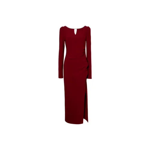 DPLAY Длинное платье с длинными рукавами женское