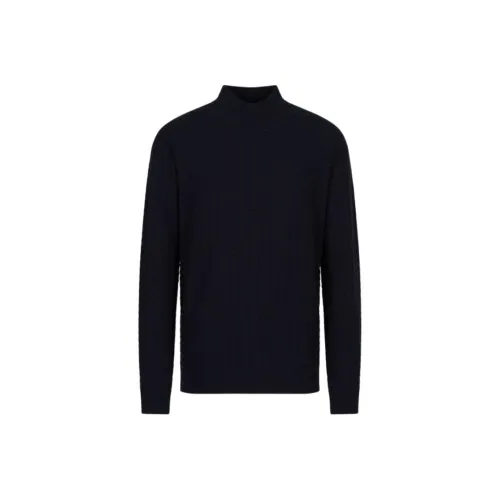 GIORGIO ARMANI Черные Мужские Свитера