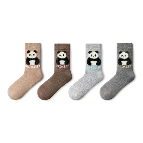 PRIMEET Носки Crew Женские упаковка из 4 пар