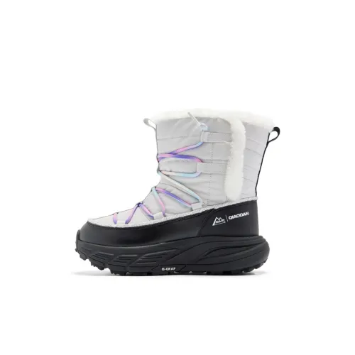 QIAODAN Водонепроницаемый противоскользящий устойчивый к истиранию утепленный Туманный Серый Черный Детский