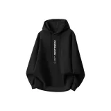 [Худи] Черный (Большой минималистский стиль с изображением льва)