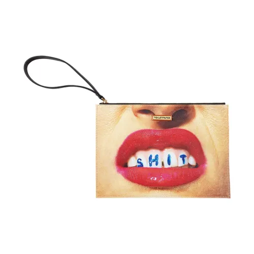 SELETTI PU (полиуретан) и металл клатч женский многоцветный