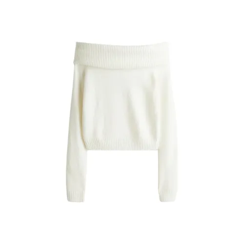 H M Белые Женские Свитера