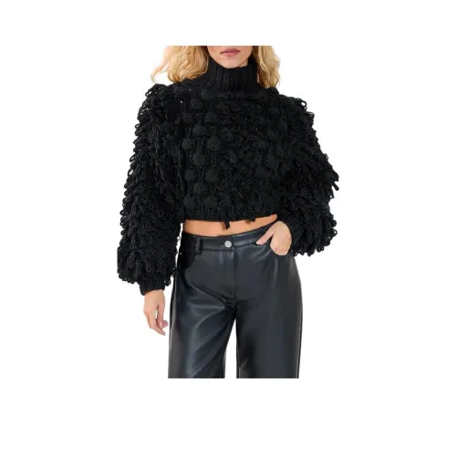 NASTY GAL LOOPY Bobble Mix Высокий воротник Укороченный JUMPER Свитер Женские
